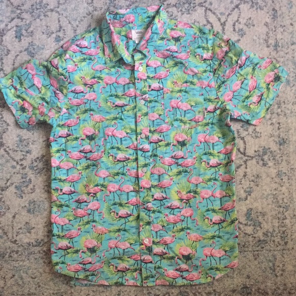 Vans | Shirts | Vans S Flamingo Print 